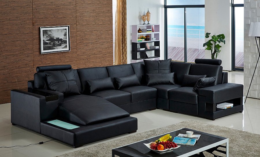 Bond Leather Sofa Lounge Set